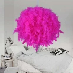 Lampe Cocooning Plafonnier à Plumes • Moment Cocooning -Maison Série 75129 syqzhu