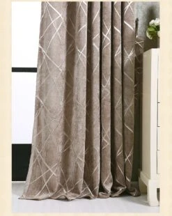 Rideau Moderne Et Doux Avec Motif Brillant • Moment Cocooning -Maison Série 7518 db2fca