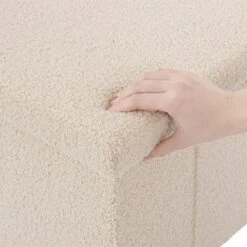 Pouf Repose Pied De Rangement En Peluche • Moment Cocooning -Maison Série 76354 qctprg