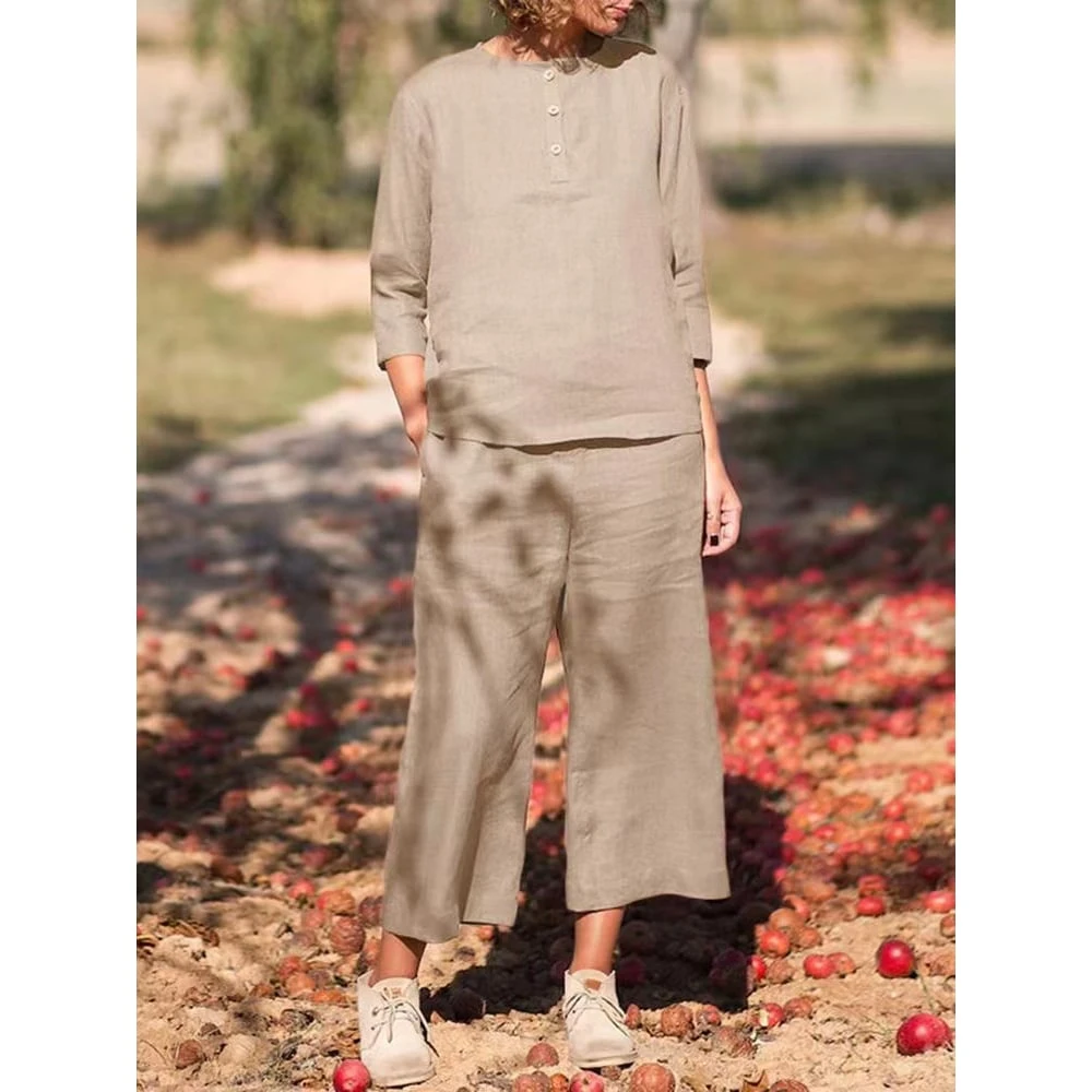 Ensemble Cocooning En Coton Et Lin Style Bohème • Moment Cocooning 4 Ensemble Cocooning En Coton Et Lin Style Bohème • Moment Cocooning – Image 2