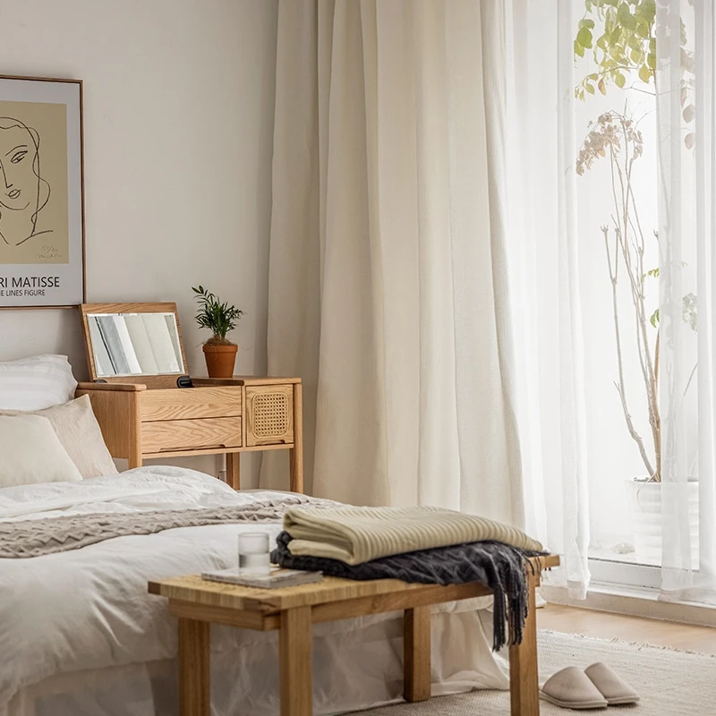 Rideau Cocooning En Coton Et Lin • Moment Cocooning 8 Rideau Cocooning En Coton Et Lin • Moment Cocooning – Image 6