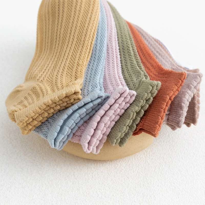5 Paires De Chaussettes Courtes En Maille Fine Pour Femmes • Moment Cocooning 5 5 Paires De Chaussettes Courtes En Maille Fine Pour Femmes • Moment Cocooning – Image 3