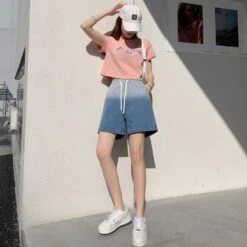 Short Bermuda Cocooning En Jean Pour Femme • Moment Cocooning -Maison Série 81366 zfk1hn