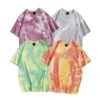 T-shirt Ample Tie And Dye Unisexe • Moment Cocooning