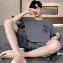 Pyjama D'été Agréable Pour Homme • Moment Cocooning -Maison Série 89083 botcdb