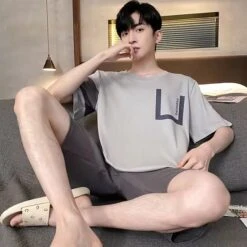 Pyjama D'été Agréable Pour Homme • Moment Cocooning -Maison Série 89083 g3nrgb