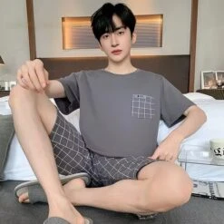 Pyjama D'été Agréable Pour Homme • Moment Cocooning -Maison Série 89083 hh5rsf