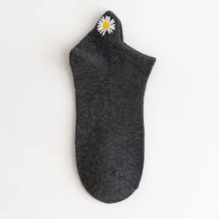 Chaussettes Marguerites • Moment Cocooning -Maison Série Chaussettes cor ennes d t pour femmes jolies chaussettes fleurs 12