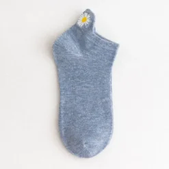 Chaussettes Marguerites • Moment Cocooning -Maison Série Chaussettes cor ennes d t pour femmes jolies chaussettes fleurs 6