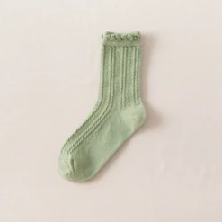 Chaussettes à Volants • Moment Cocooning -Maison Série Chaussettes volants pour femmes kawaii calcetines de la mujer mignonnes femmes meias mujer skarpetki meia calcetas 10