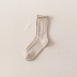 Chaussettes à Volants • Moment Cocooning -Maison Série Chaussettes volants pour femmes kawaii calcetines de la mujer mignonnes femmes meias mujer skarpetki meia calcetas 12