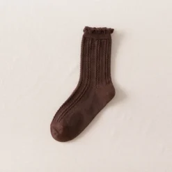 Chaussettes à Volants • Moment Cocooning -Maison Série Chaussettes volants pour femmes kawaii calcetines de la mujer mignonnes femmes meias mujer skarpetki meia calcetas 14
