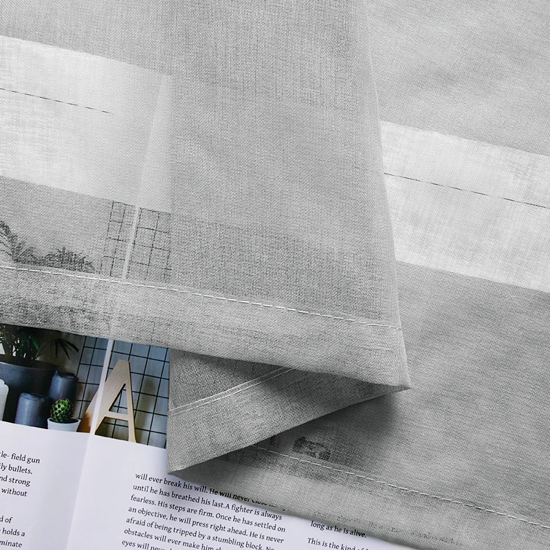 Rideau Court Semi-occultant Pour Toute La Maison • Moment Cocooning 6 Rideau Court Semi-occultant Pour Toute La Maison • Moment Cocooning – Image 4