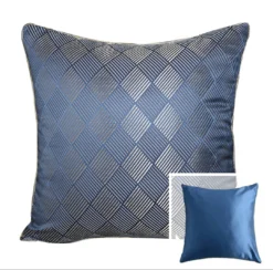 Coussin Carré Satiné Décoratif • Moment Cocooning -Maison Série Luxe jeter canap coussins voiture d cor oreiller maison oreiller d coratif nouvelle taie d oreiller 4