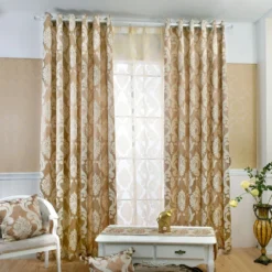 Rideau Long En Jacquard • Moment Cocooning 9 Rideau Long En Jacquard • Moment Cocooning -Maison Série NAPEARL rideaux de fen tre en Jacquard Style europ en moderne panneau de luxe Semi occultant 2