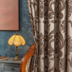 Rideau Long En Jacquard • Moment Cocooning