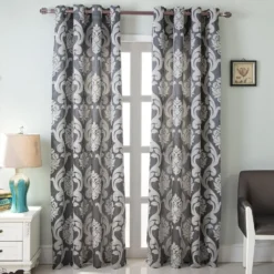 Rideau Long En Jacquard • Moment Cocooning 10 Rideau Long En Jacquard • Moment Cocooning -Maison Série NAPEARL rideaux de fen tre en Jacquard Style europ en moderne panneau de luxe Semi occultant 3