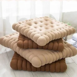 Coussin Mignon En Forme De Biscuit • Moment Cocooning