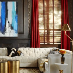 Rideau Rouge Cocooning De Théâtre • Moment Cocooning -Maison Série RTHEATRE3