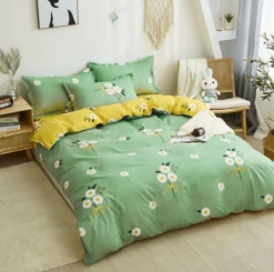 Housse De Couette Au Vert • Moment Cocooning