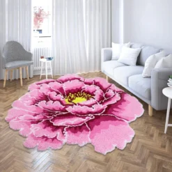 Tapis Cocooning Pivoine • Moment Cocooning