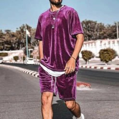 Ensemble D'été En Velours Pour Hommes • Moment Cocooning