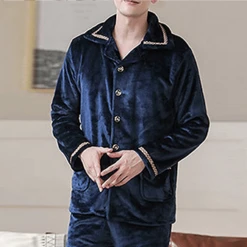 Pyjama Cocooning Pour Homme élégant En Flanelle • Moment Cocooning -Maison Série pjhbl