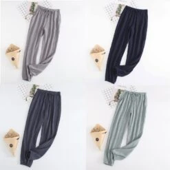 Pantalon De Pyjama En Gaze De Coton Pour Homme • Moment Cocooning