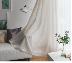 Rideau En Tulle Beige • Moment Cocooning